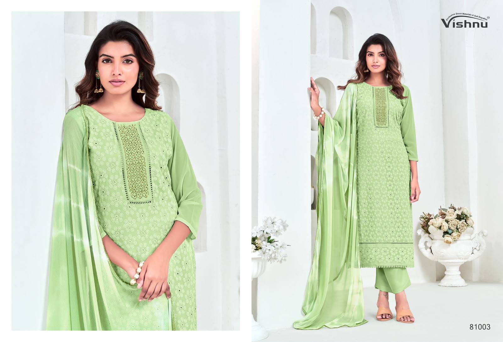 ZULFAT VOL-7 By VISHNU 81001 To 81008 Series Indian Traditional casual wear Pakistani Georgette dresses At Wholesale Price